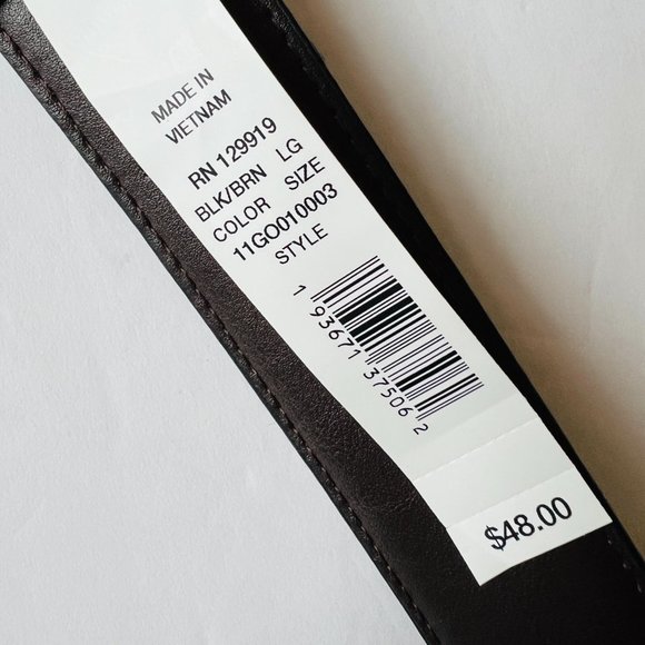 GUESS Men's Reversible Belt NWT Size L 38-40 - Picture 4 of 7